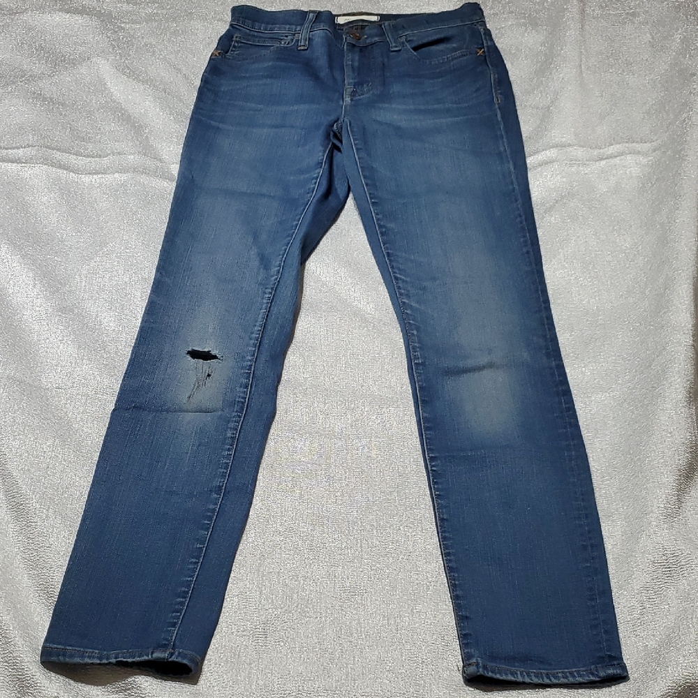 Madewell Roadtripper Women's Blue Skinny Jeans SIZE 25 Distressed
